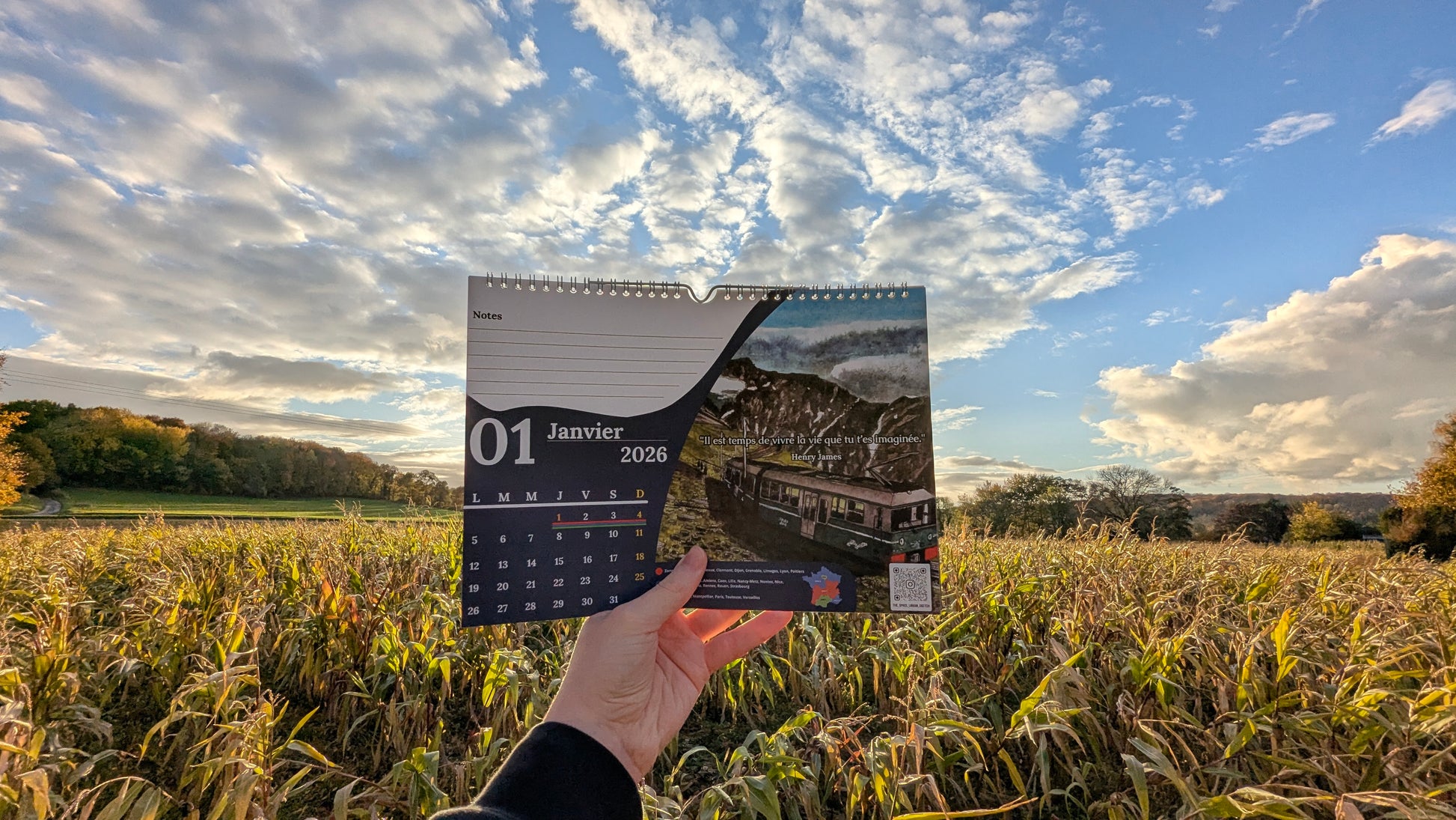 Calendrier Veslury 2026